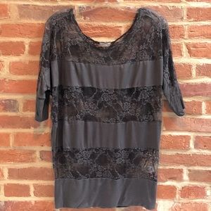 Love Culture Dark Gray Dolman Top
